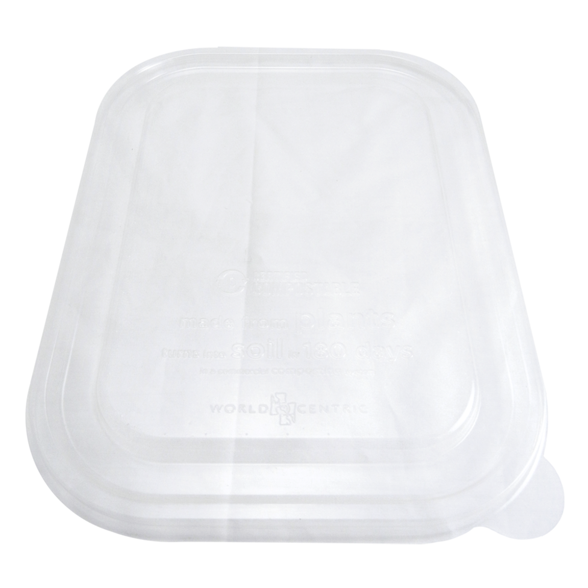 Clear Lid for 36-60 oz Fiber Boxes | PLA (Pack of 50)