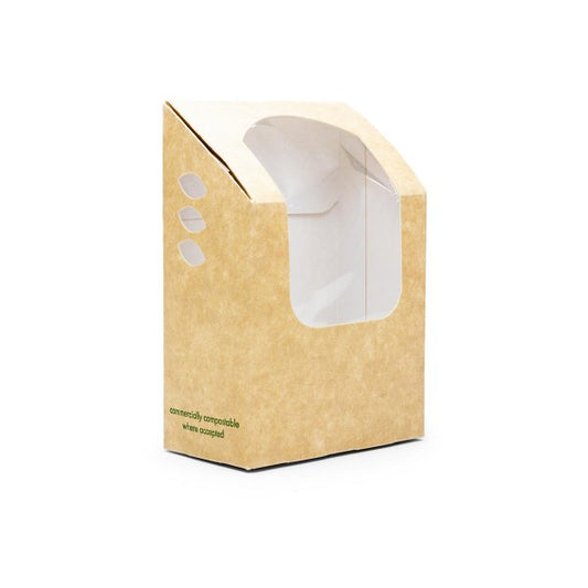 Kraft Tortilla Wrap Box | Vegware®
