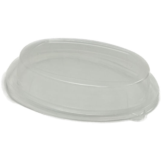 Lid for 27 oz Oval Burrito Bowl | Recyclable Plastic