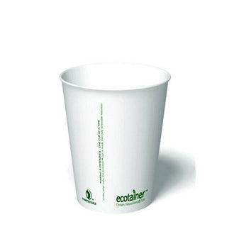 8 oz ectotainer® Hot Cup | Carte Blanc® | Made in USA (Pack of 500)
