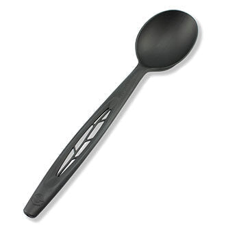 6.5" Compostable Spoons Bulk | Black (Pack of 250)