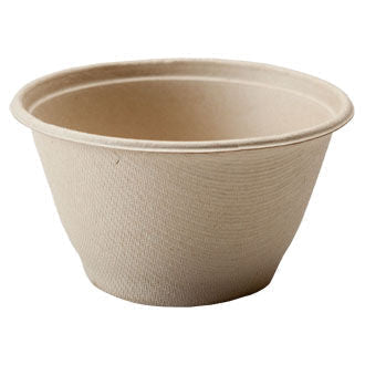 12 oz Barreled Bowl | Natural Plant Fiber  (Pack of 50)