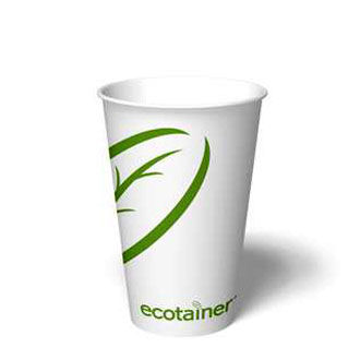 16 oz ectotainer® Hot Cup | Compostable PLA Lined | Made in USA