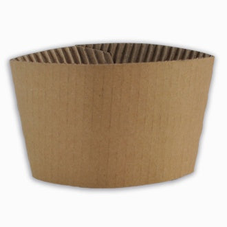 Sleeve for 10-20 oz Hot Cup | Recycled Kraft Paper | Compostable (Pack of 300)