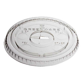 Flat lid for 10 oz Cold Cup | Made in USA (Case of 1000)