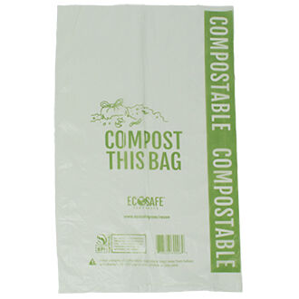 Disposable Produce Bag | 12"x19" | Certified Compostable  (Case of 1600)