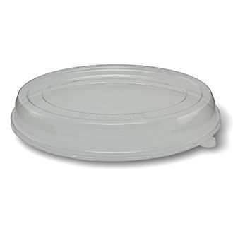 Lid for 32 oz Oval Burrito Bowl | Recyclable PET Plastic