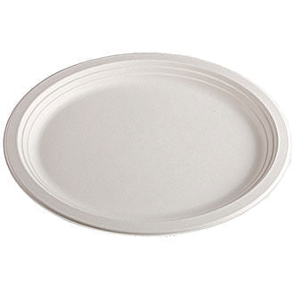 12.5" Oval Plate | Compostable Sugarcane (Case of 500)