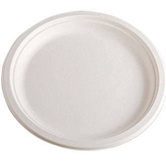 10" Classic Round Plate | Compostable Sugarcane Fiber (Pack of 100)