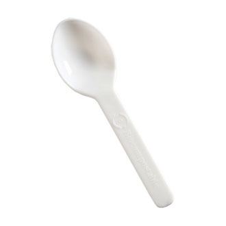 3" Compostable PLA Tasting Spoon  (Case of 3000)