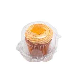 3" Clear Compostable Cupcake & Muffin Container | Single | Made in USA (Case of 300)