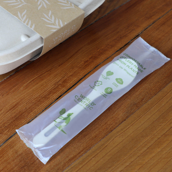 6" Spoon Individually Wrapped | Compostable