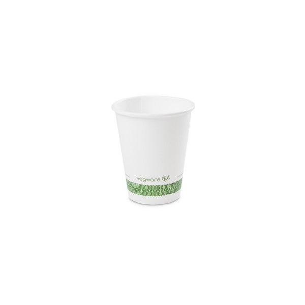8 oz White Hot Cups | 79-Series | Compostable (Pack of 150)