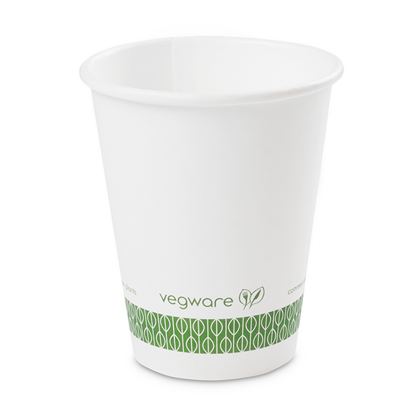 8 oz White Hot Cups | 79-Series | Compostable