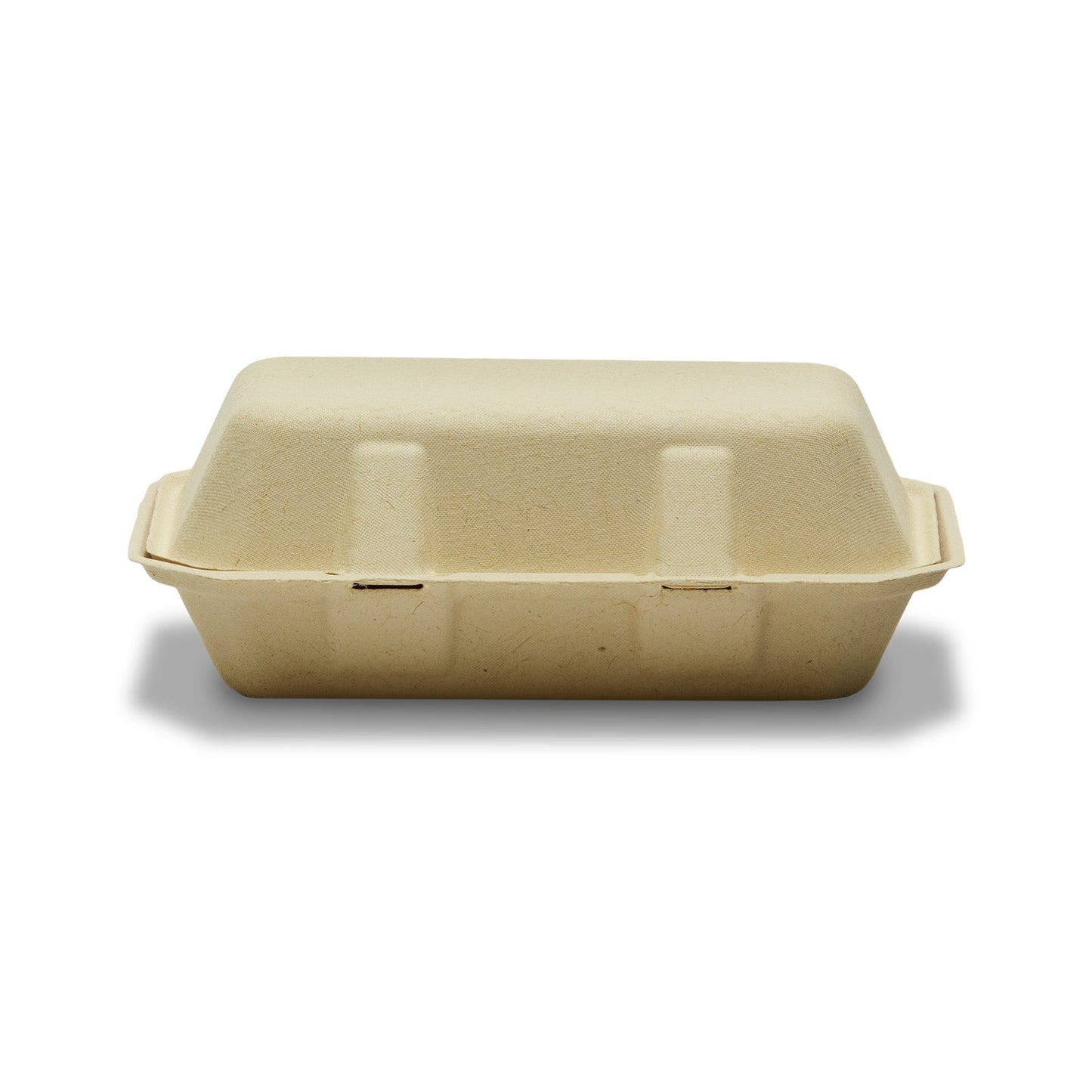 9" x 6" Compostable Clamshell | 1 Compartment | No PFAS Added (Pack of 100)