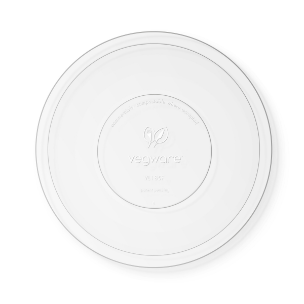 Lid for 26-48 oz Bon Appetit Bowls | Clear PLA | 185-Series (Case of 300)