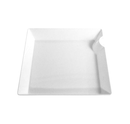 4" Square Disposable Plates | White | PLA | Case of 200
