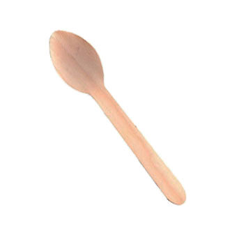 6" Wooden Cutlery Spoon | Home Compostable (Pack of 1000)
